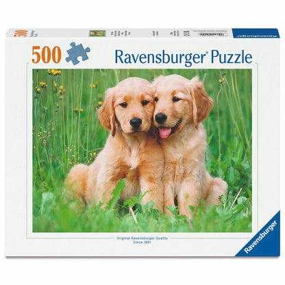 Ravensburger - The Golden Retriever Brothers 500 Piece Jigsaw