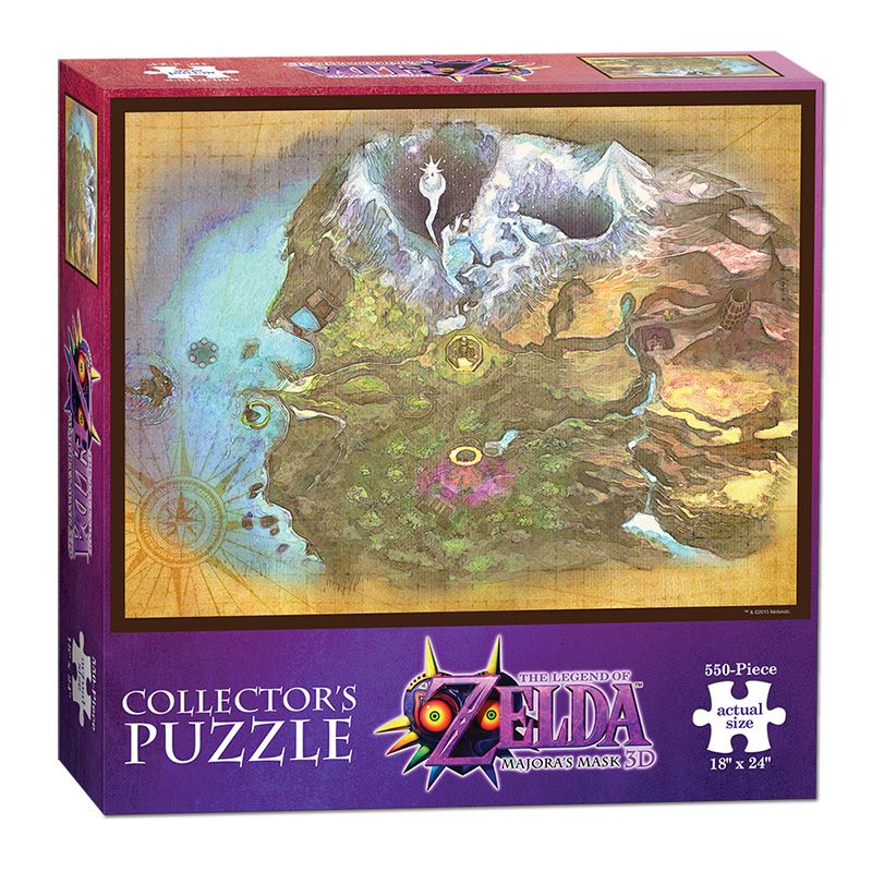 The Legend Of Zelda Majoras Mask Termina Map Puzzle (550 Pc) - Good Games