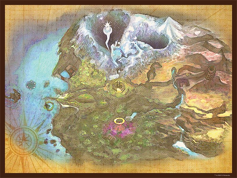 The Legend Of Zelda Majoras Mask Termina Map Puzzle (550 Pc) - Good Games