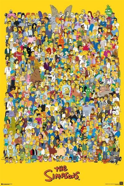 The Simpsons - Cast Poster