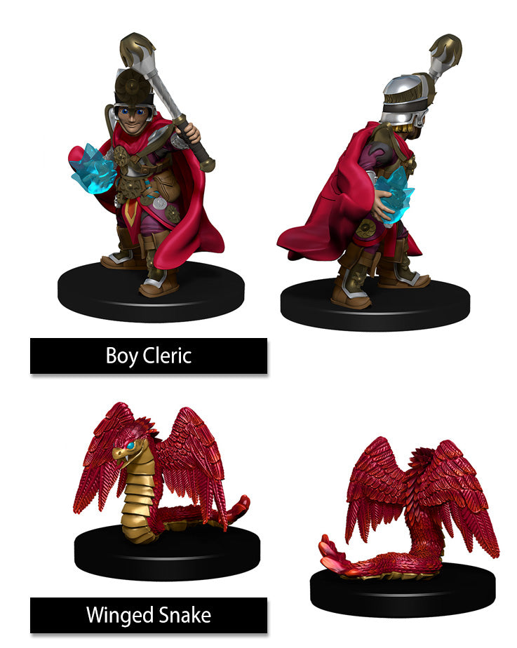 Wizkids Boy Cleric & Winged Snake - Good Games