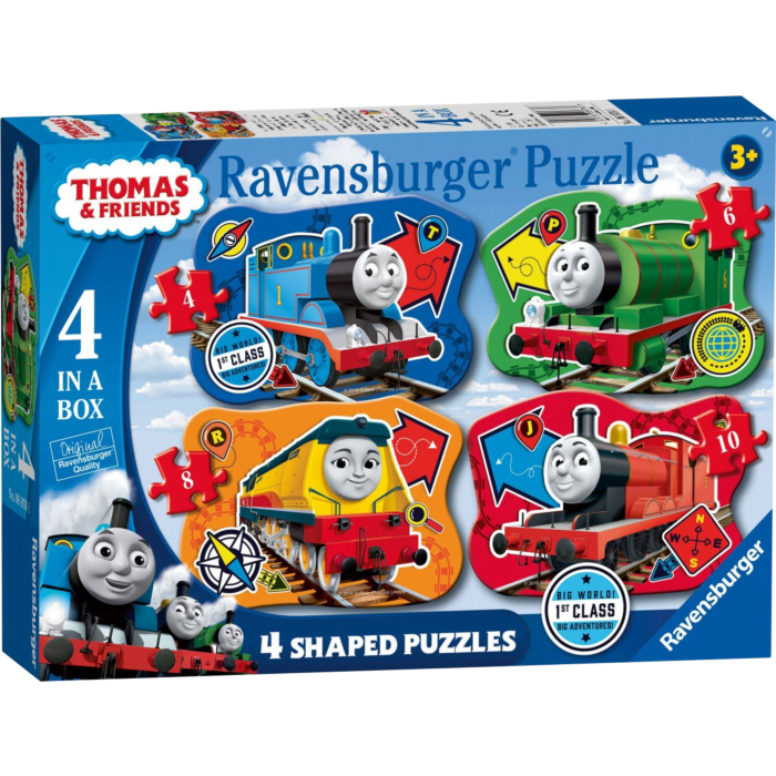 Ravensburger - Thomas the Tank Engine Shaped Puzzles 4 6 8 &10 Piece Jigsaw - Good Games