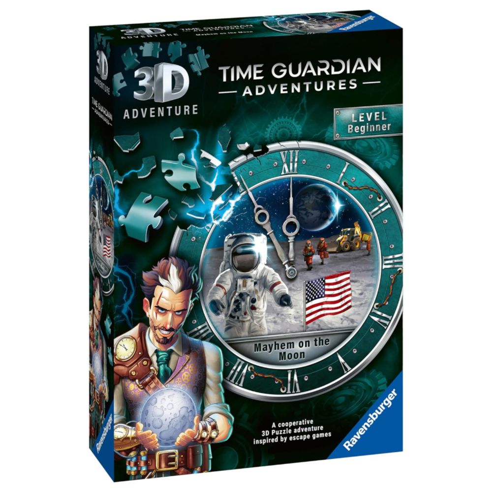 Ravensburger - Time Guardian Mayhem on the Moon 216 Piece Jigsaw - Good Games