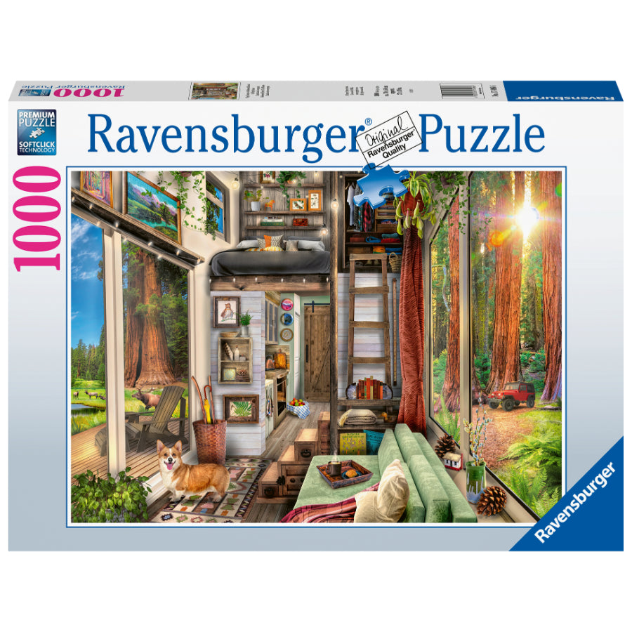 Ravensburger - Redwood Forest Tiny House 1000 Piece Jigsaw - Good Games