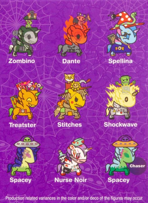 TokiDoki Unicorno After Dark Halloween Blind box- Series 3