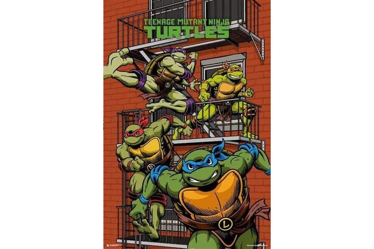 TMNT - Balcony - Reg Poster