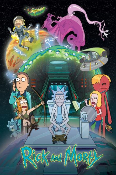 Rick and Morty - Toilet Adventure Poster
