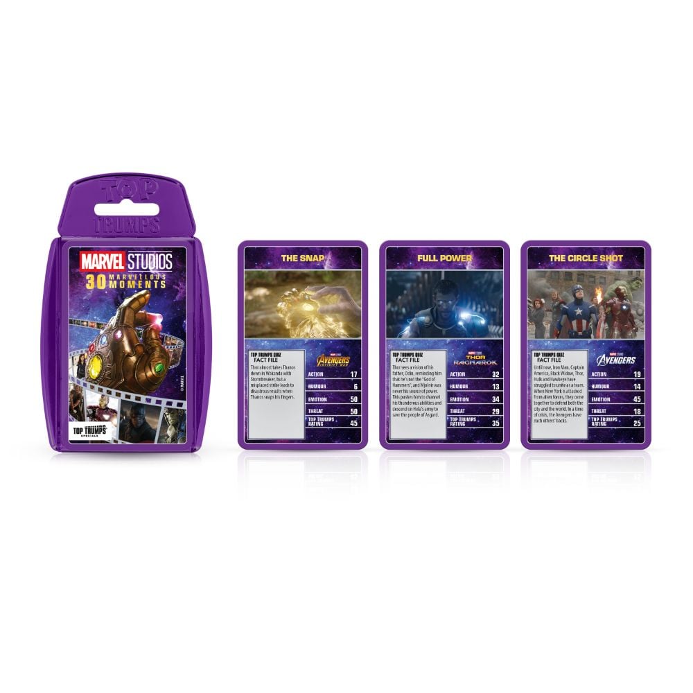 Top Trumps - MCU 30 Marvellous Moments - Good Games