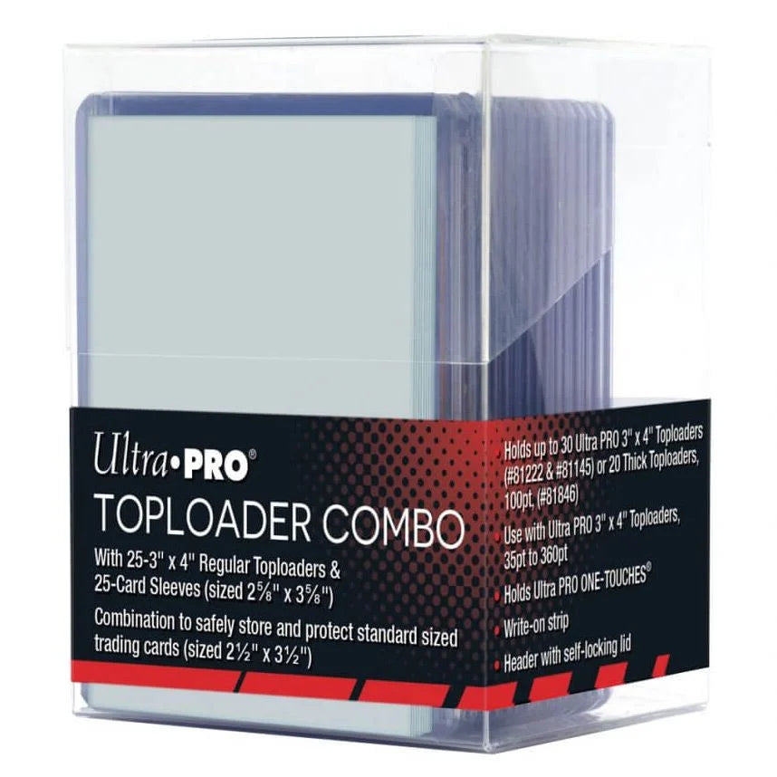 Toploader Combo Set 25 Top Loaders 25 Sleeves