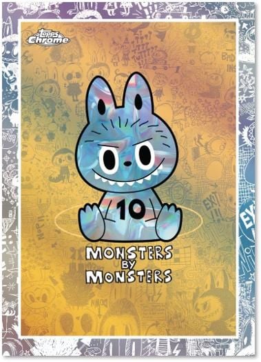 Topps 2025 Labubu Chrome 10th Anniversary