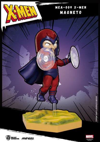 Beast Kingdom Mini Egg Attack X-Men Magneto collectible figure with magnetic discs on a display base