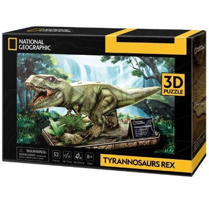 3D Puzzles: Tyrannosaurus Rex 3D 52 Piece - Good Games