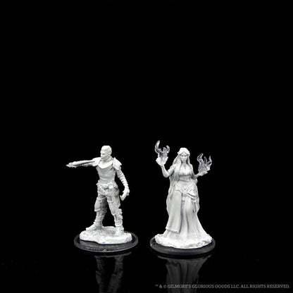 Critical Role Wave 2 - Turst Militia Swordsman & Lyrengorn Holy Priest Unpainted Miniatures - Good Games