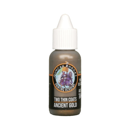 Two Thin Coats Acrylic Paint 15ml - Ancient Gold - Good Games
