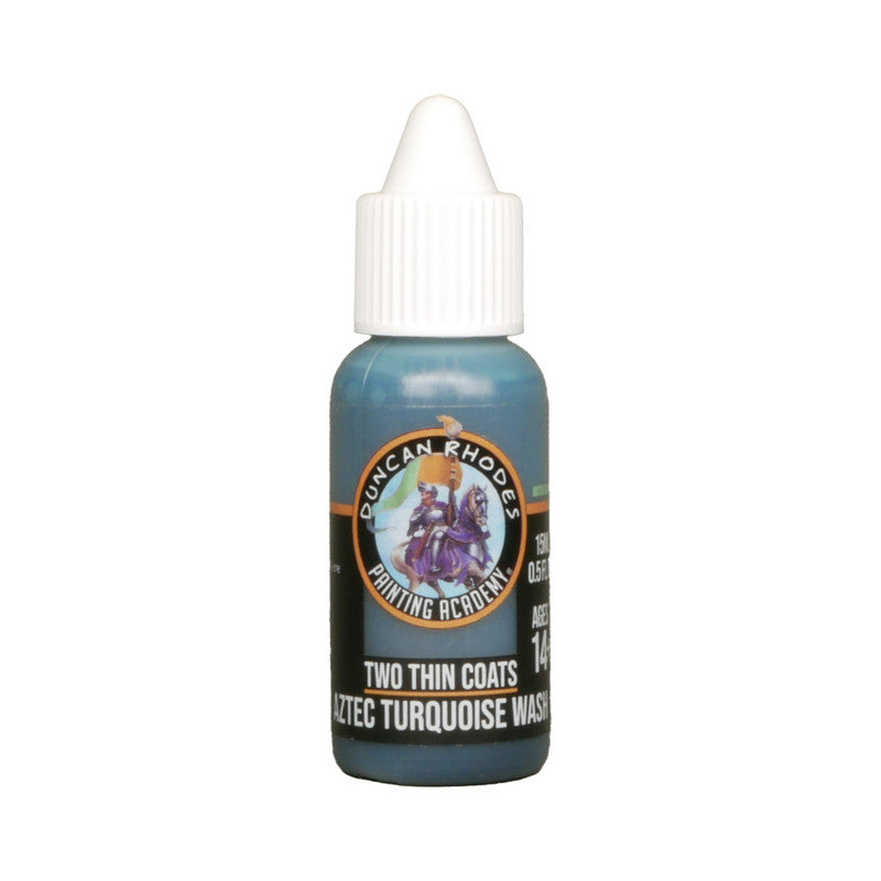 Two Thin Coats Paint 15ml - Aztec Turquoise Wash - Good Games