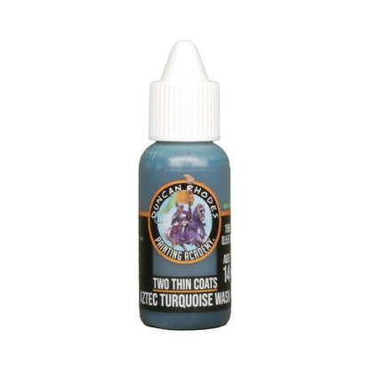 Two Thin Coats Paint 15ml - Aztec Turquoise Wash - Good Games