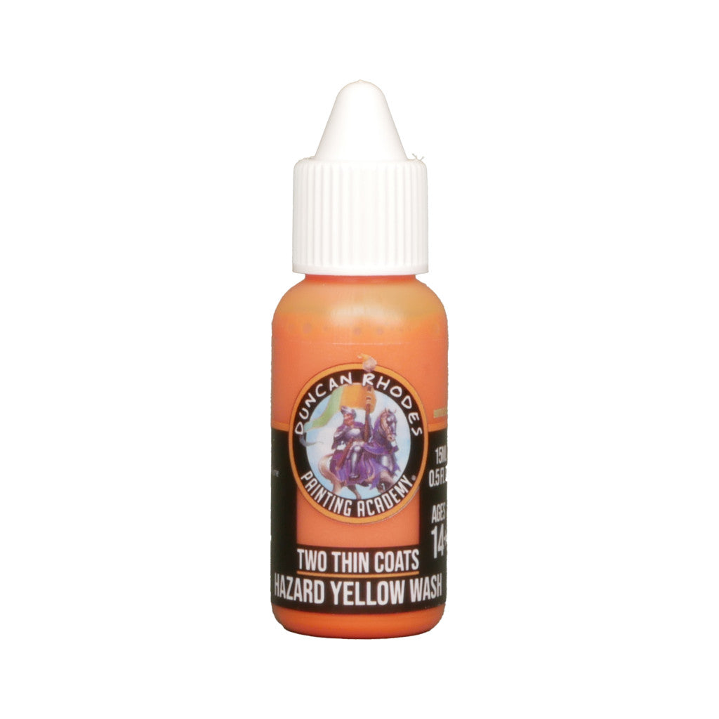 Two Thin Coats Paint 15ml - Hazard Yellow Wash - Good Games
