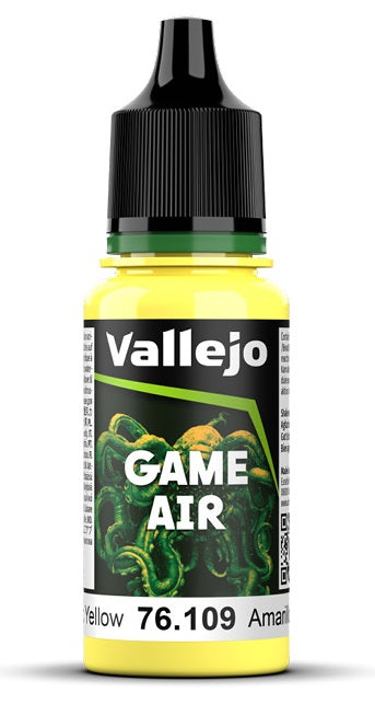 Vallejo Game Air - Toxic Yellow 18ml - Good Games