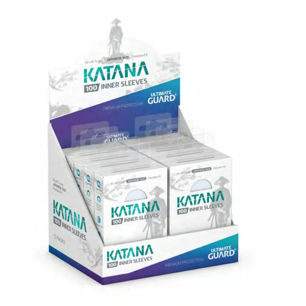 Ultimate Guard Katana Japanese Size Inner Sleeves Transparent (100)