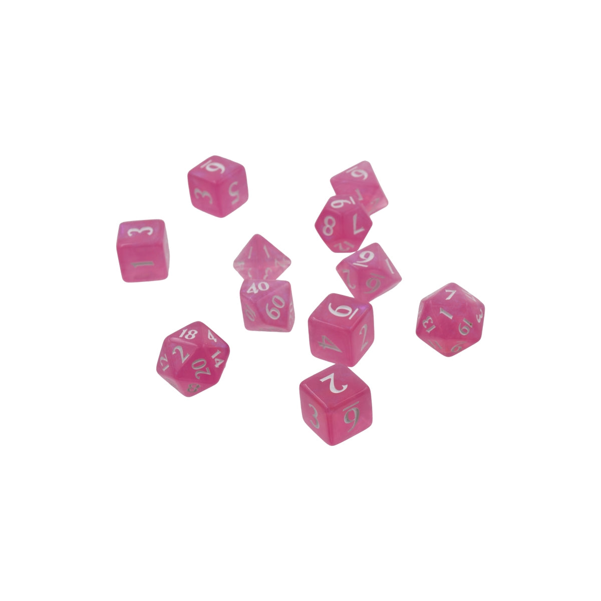 Ultra Pro Eclipse 11 Dice Set: Hot Pink - Good Games