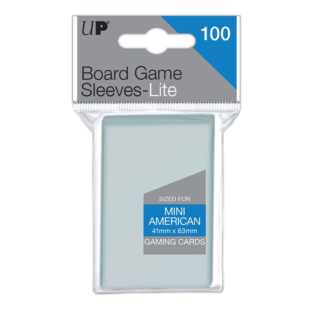 Ultra Pro: Lite Mini American Board Game Sleeves 41mm x 63mm 100ct - Good Games