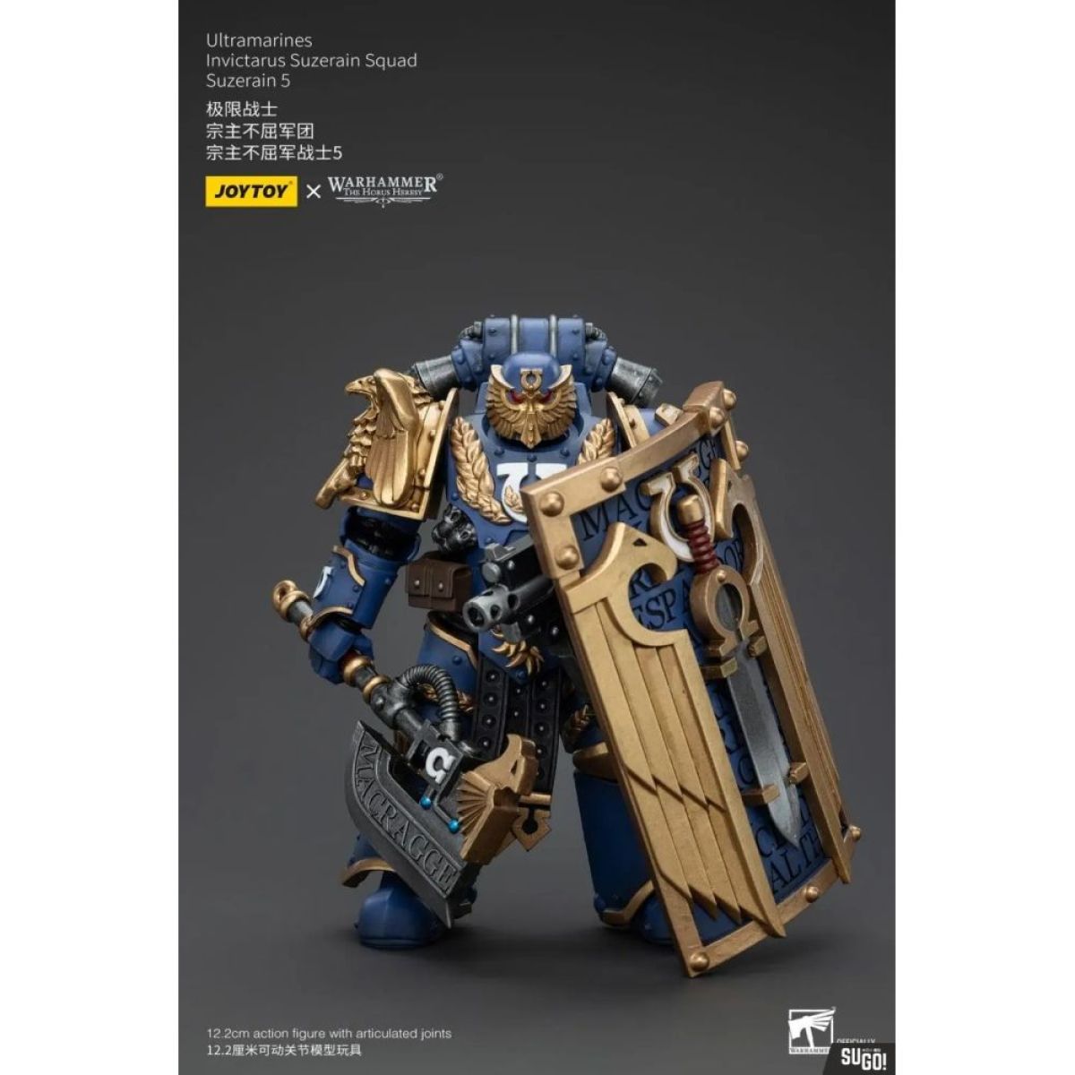 Warhammer Collectibles: 1/18 Scale Ultramarines Invictarus Suzerain Squad Suzerain 4 (Preorder) - Good Games