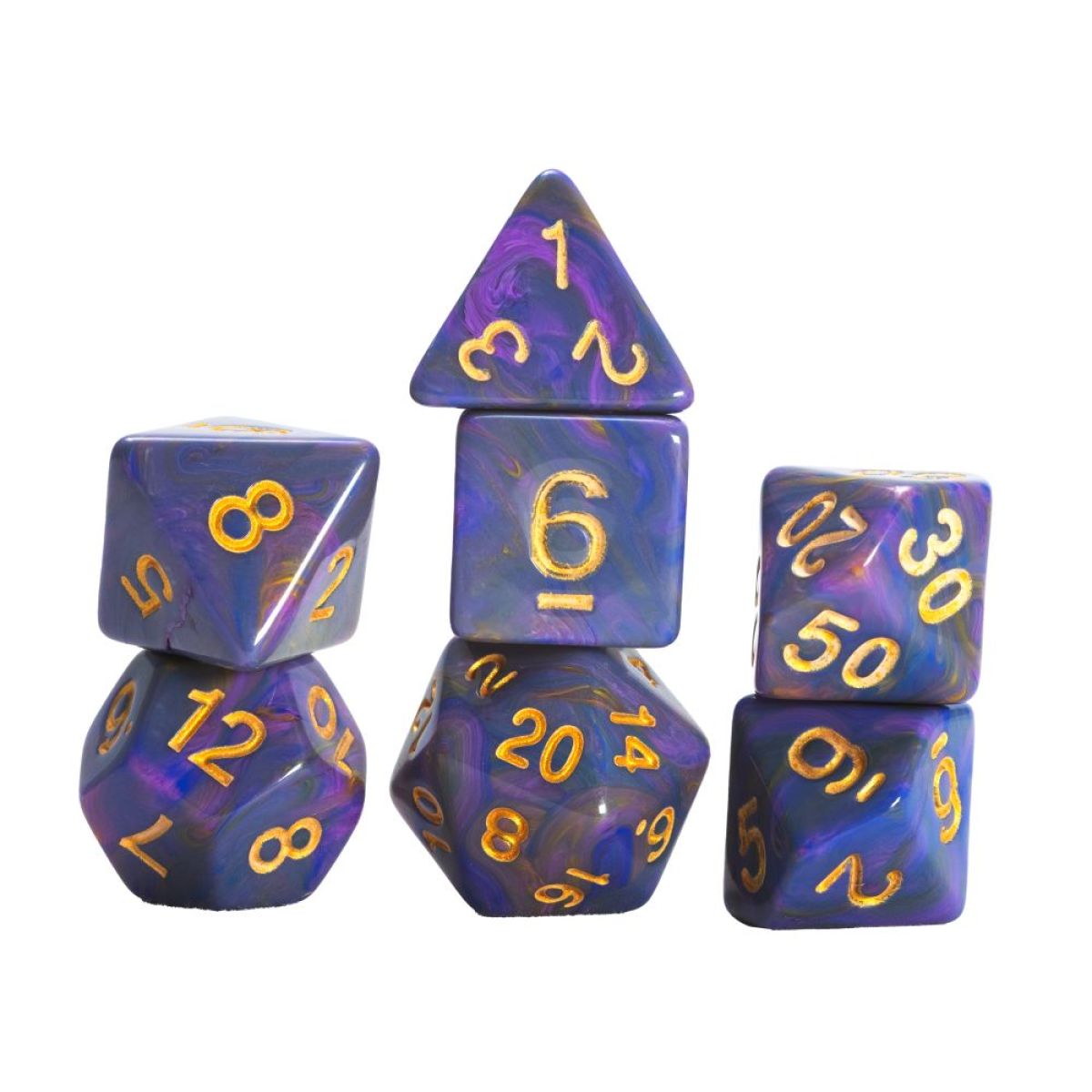 Dice Set - Purple Unicorn - Good Games