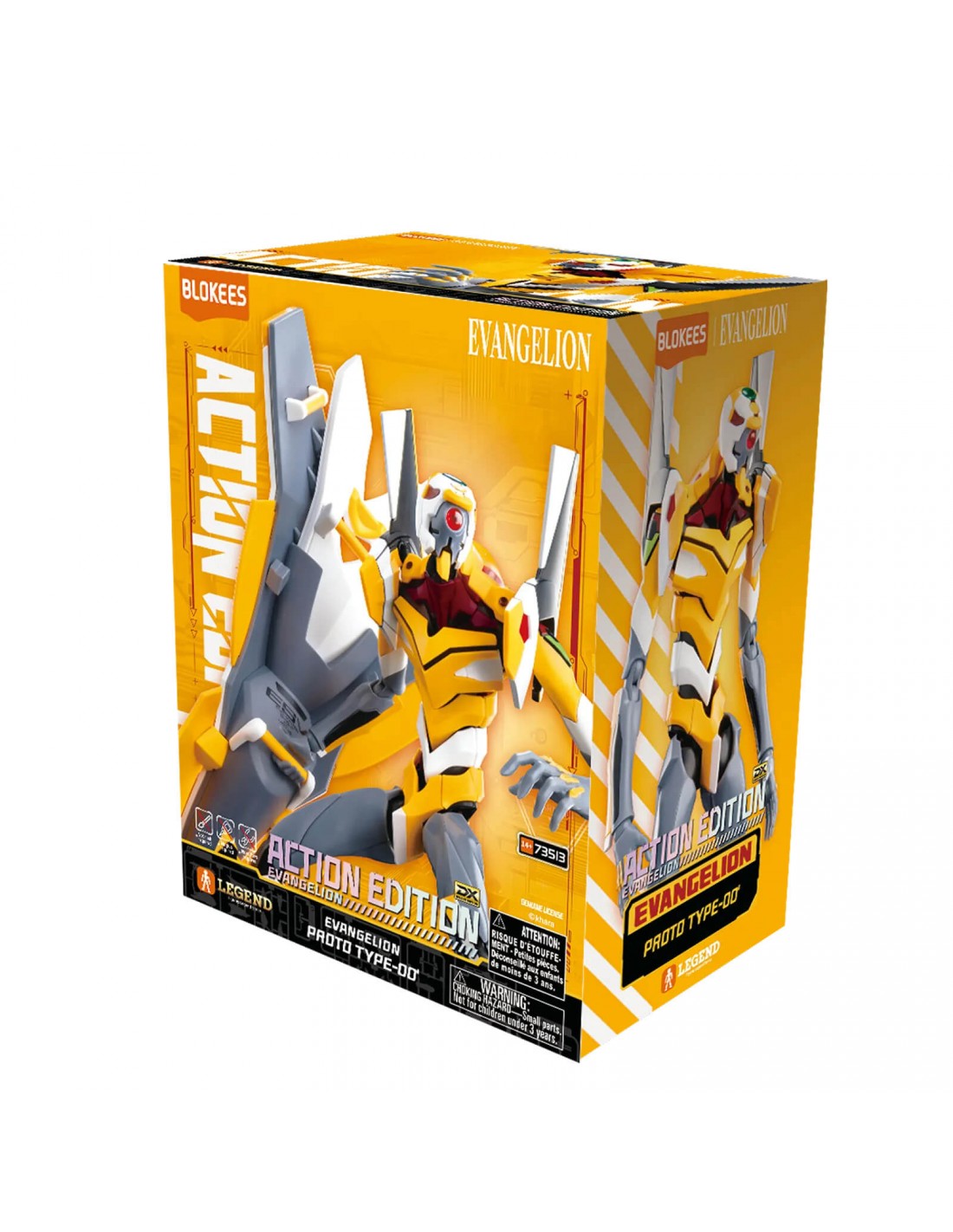 Boxed Blokees Action Edition Evangelion Proto Type-00 figure