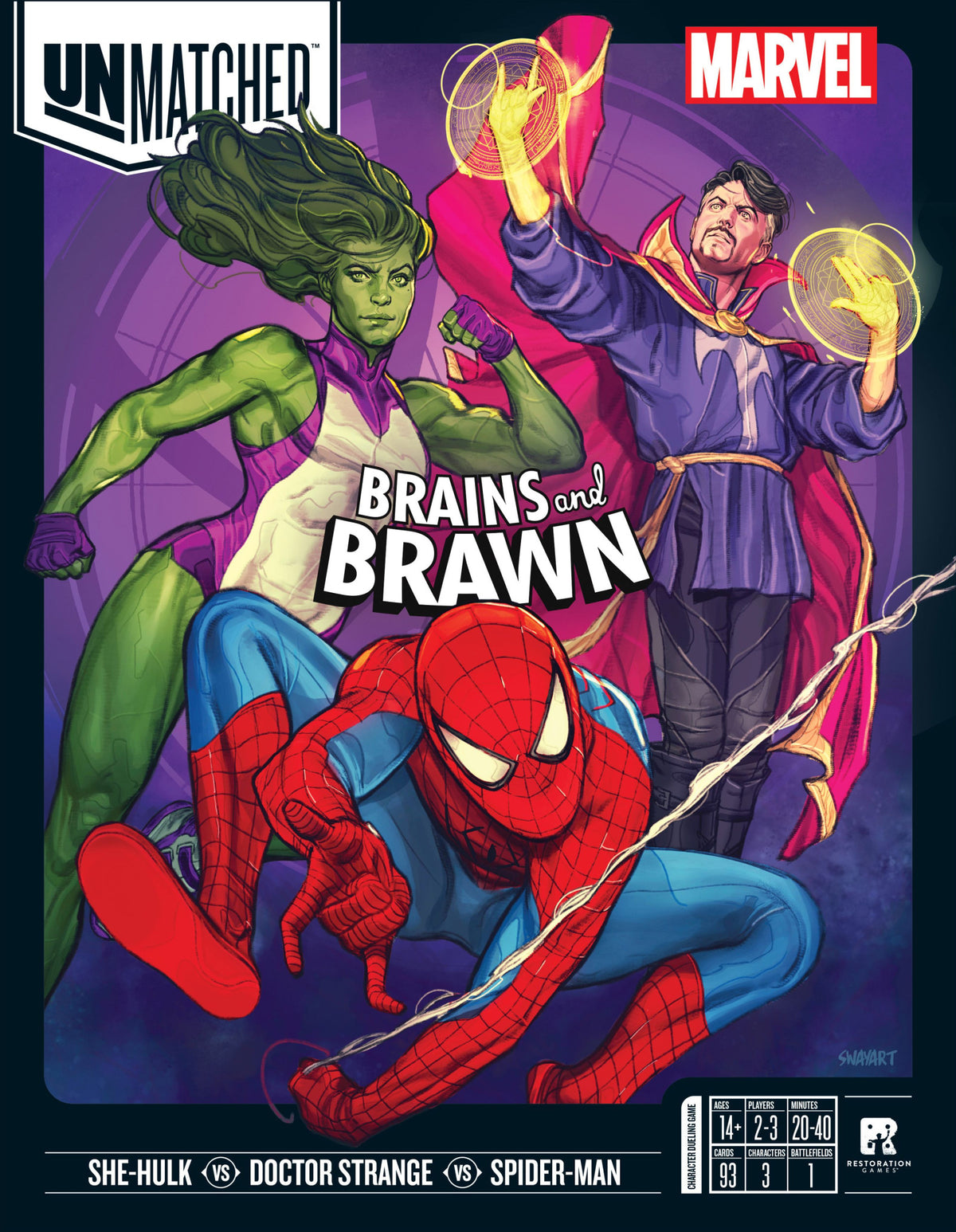 Unmatched - Marvel Brains &amp; Brawn