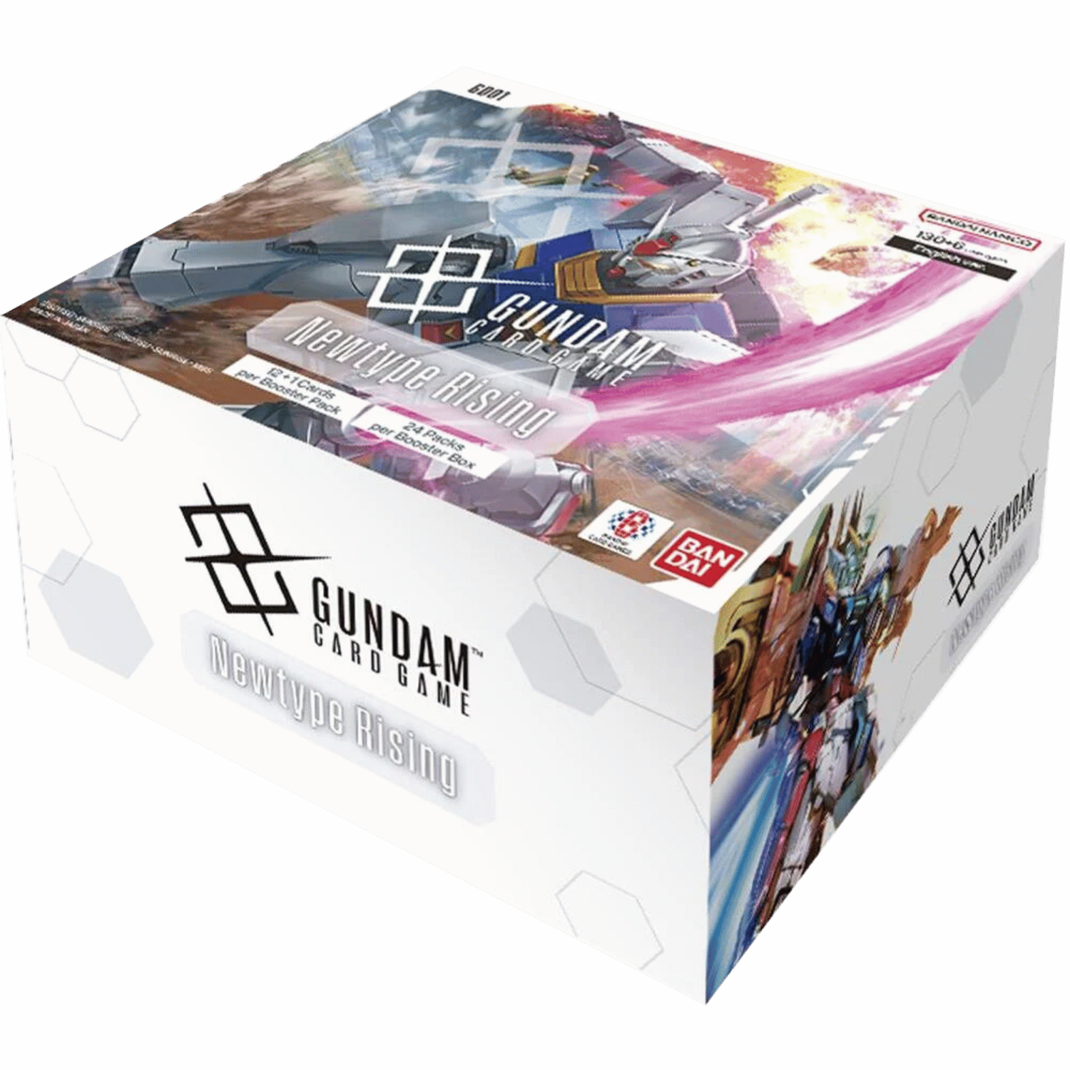 gundam gd01 booster box english TCG RESTOCK! --NEW TYPE RISING *$900.00/Booster *$40.00/Booster Pack Get them while stocks last! featuring Zeon and Neo Zeon units that deliver direct damage to opponents Gundam Card Game Newtype Rising