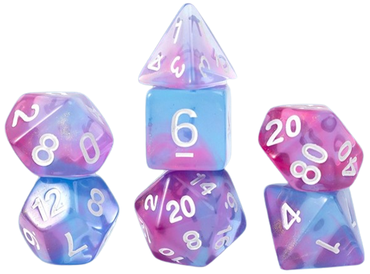 Sirius Dice - Treasure Series Opal Dice Set 7 - Good Games