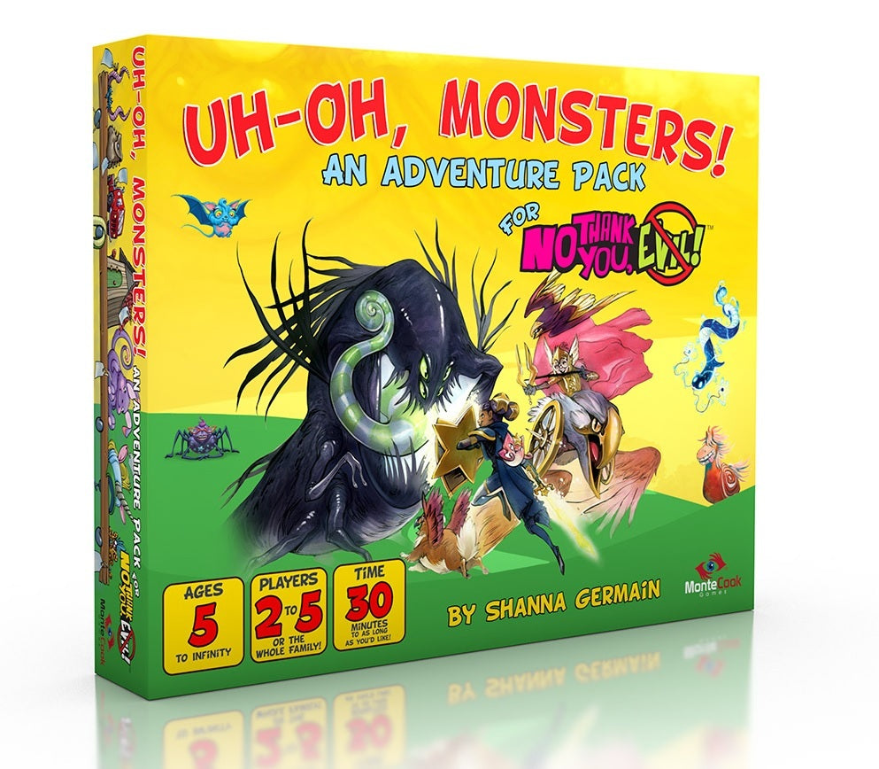 No Thank You Evil Uh oh Monsters (Preorder)