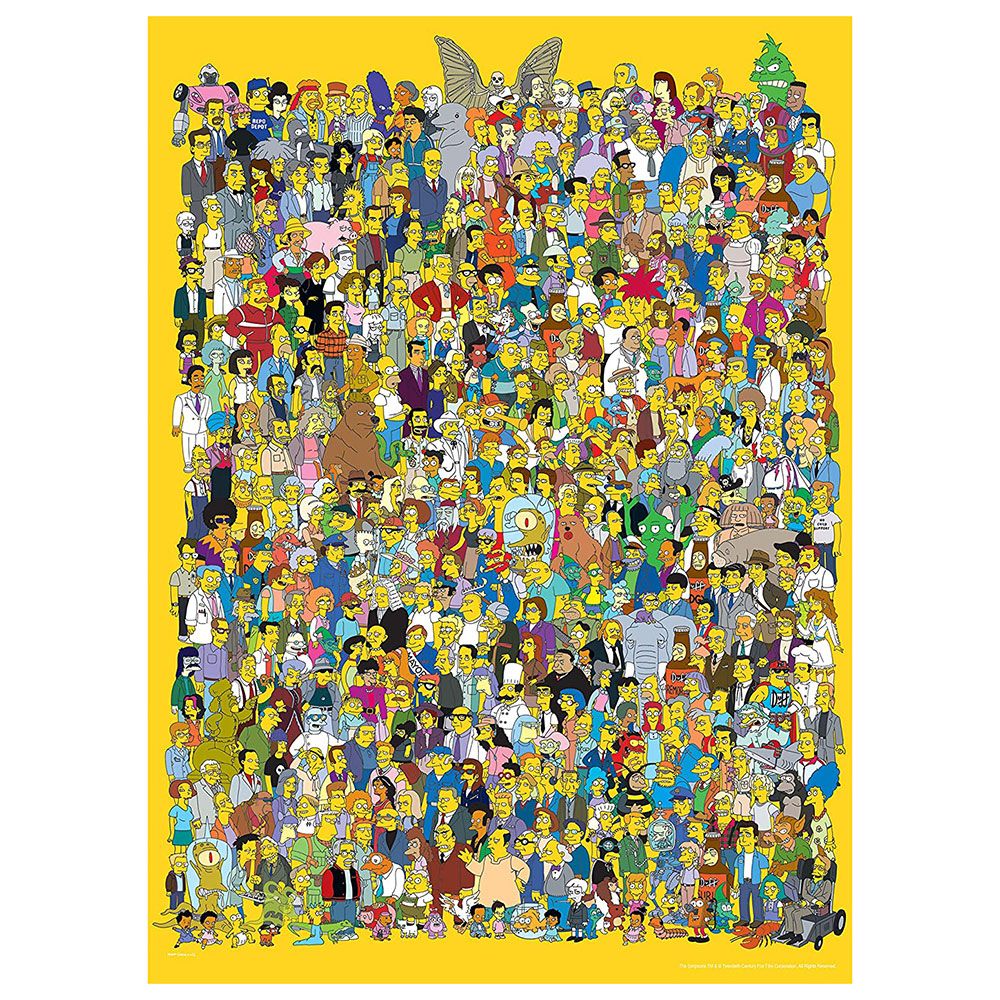 The Simpsons Casting Call 1000-Piece Puzzle