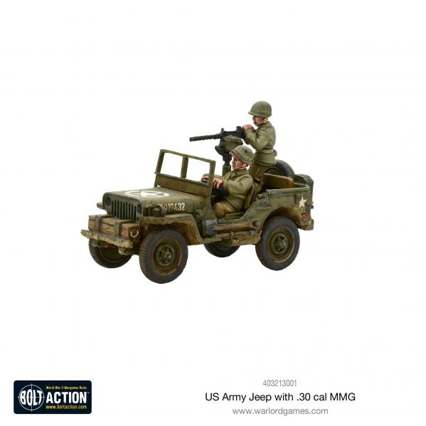 US Army Jeep With 30 Cal MMG - Good Games