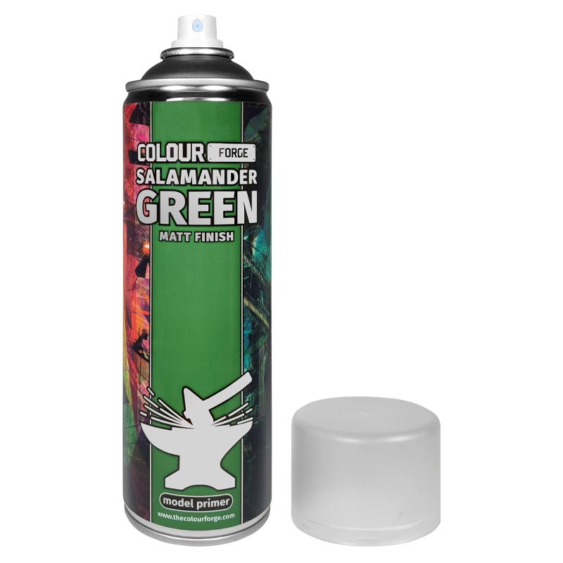 Colour Forge - Aerosol Spray Primer - Salamander Green 500ml - 233236 - Good Games