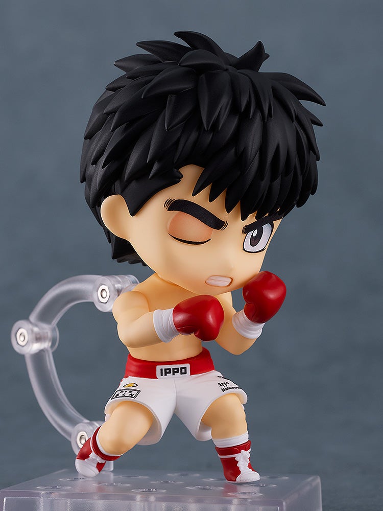 Nendoroid 120 Ippo Makunouchi figure from Hajime no Ippo in boxing stance with red gloves and white shorts