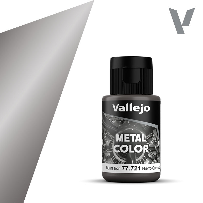 Vallejo Metal Color 32ml - Burnt Iron - Good Games