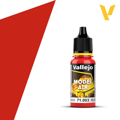 Vallejo RLM23 Model Air Acrylic Colour 18ml - Red - Good Games