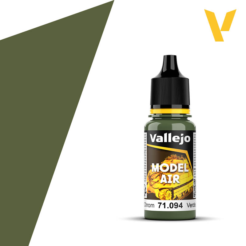 Vallejo Model Air Matt Acrylic Color 18ml - Green Zinc Chromate - Good Games