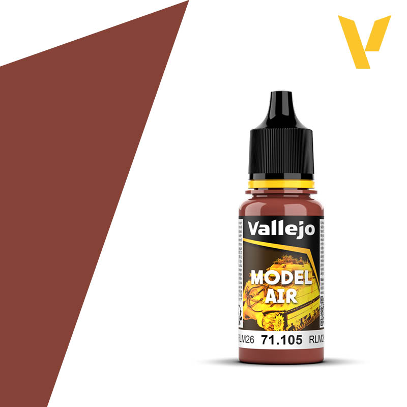 Vallejo RLM26 Model Air Old Formulation Color 17ml - Brown - Good Games