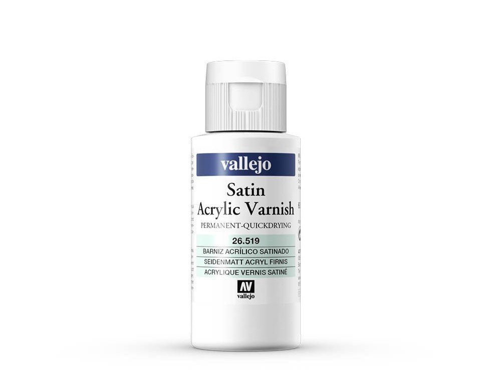 Vallejo Permanent Satin Varnish 60ml - Good Games