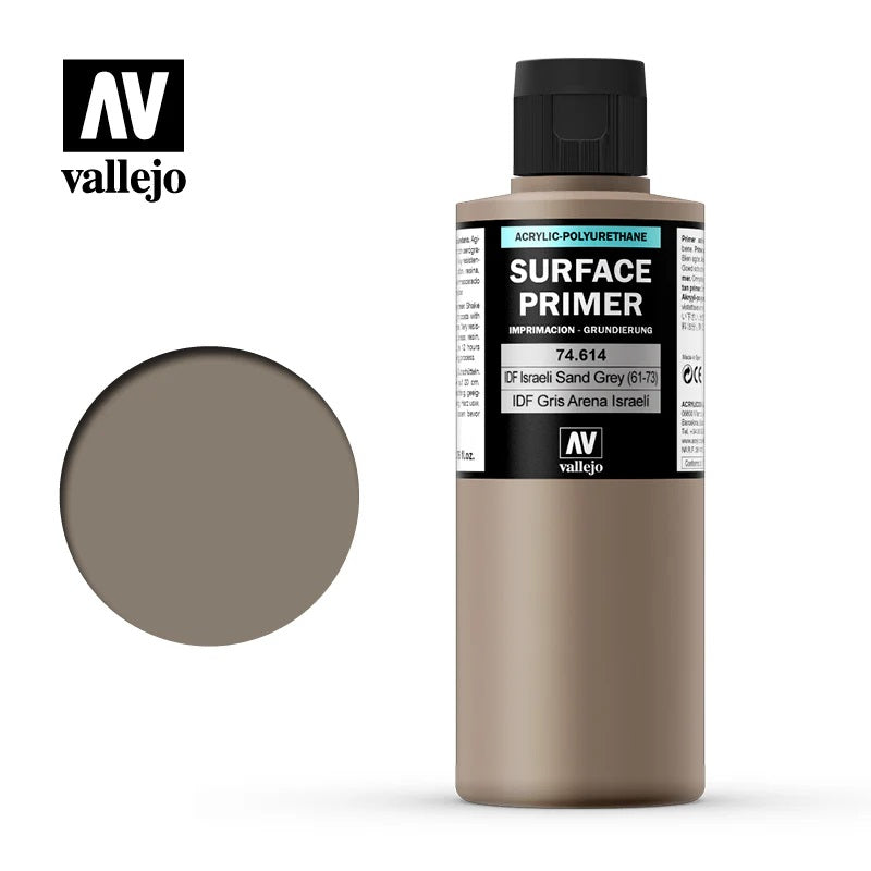 Vallejo - Surface Primer - IDF Israeli Sand Grey 61-73 - 200ml