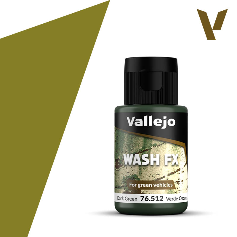 Vallejo Model Wash 35ml - Dark Green - Good Games