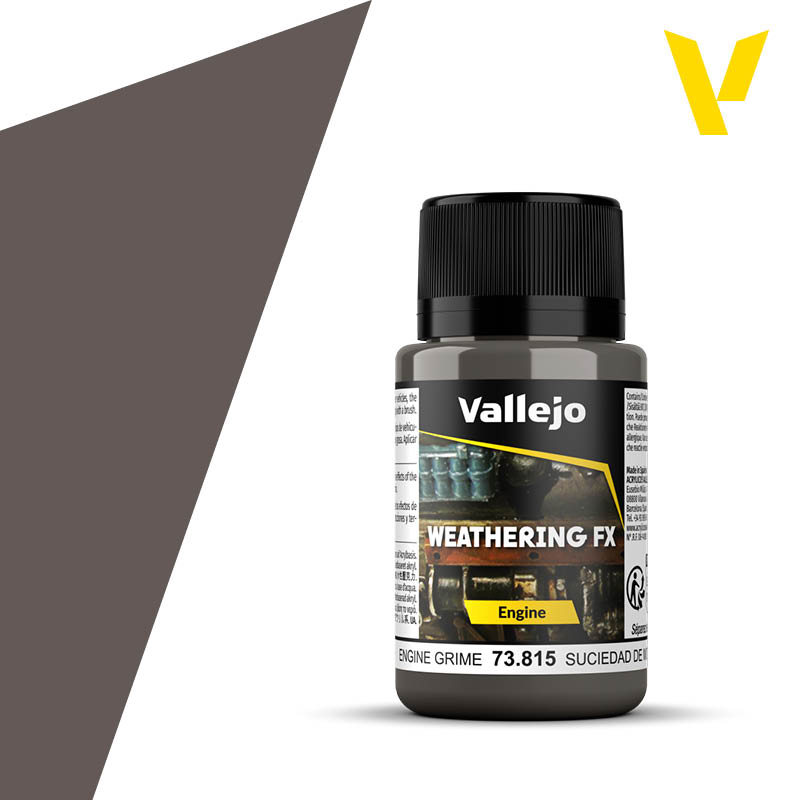 Vallejo Engine Grime: Dark weathering effect in a bottle for models