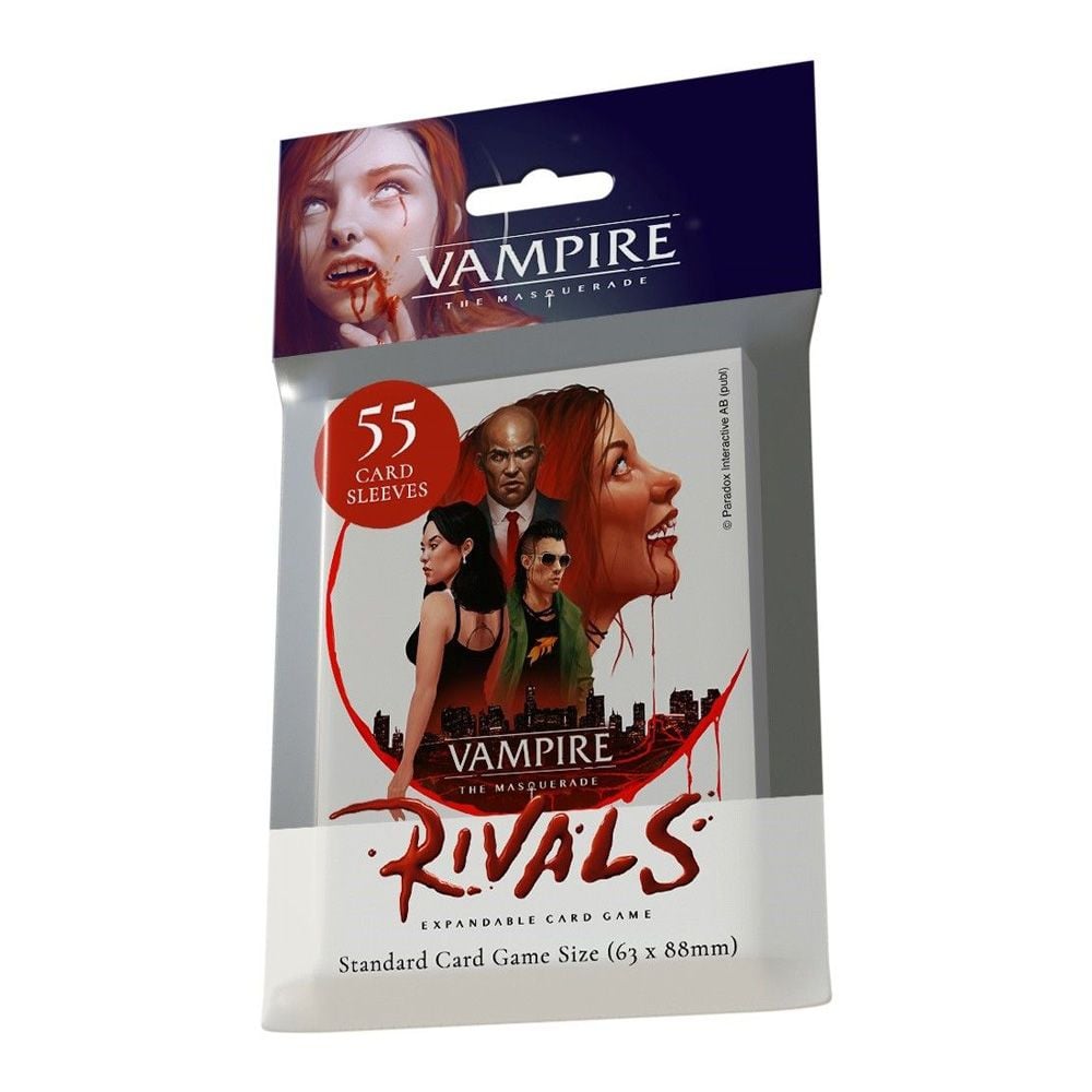 Vampire: The Masquerade Rivals Expandable Card Game - Library Deck Sleeves (63x88mm) - Good Games