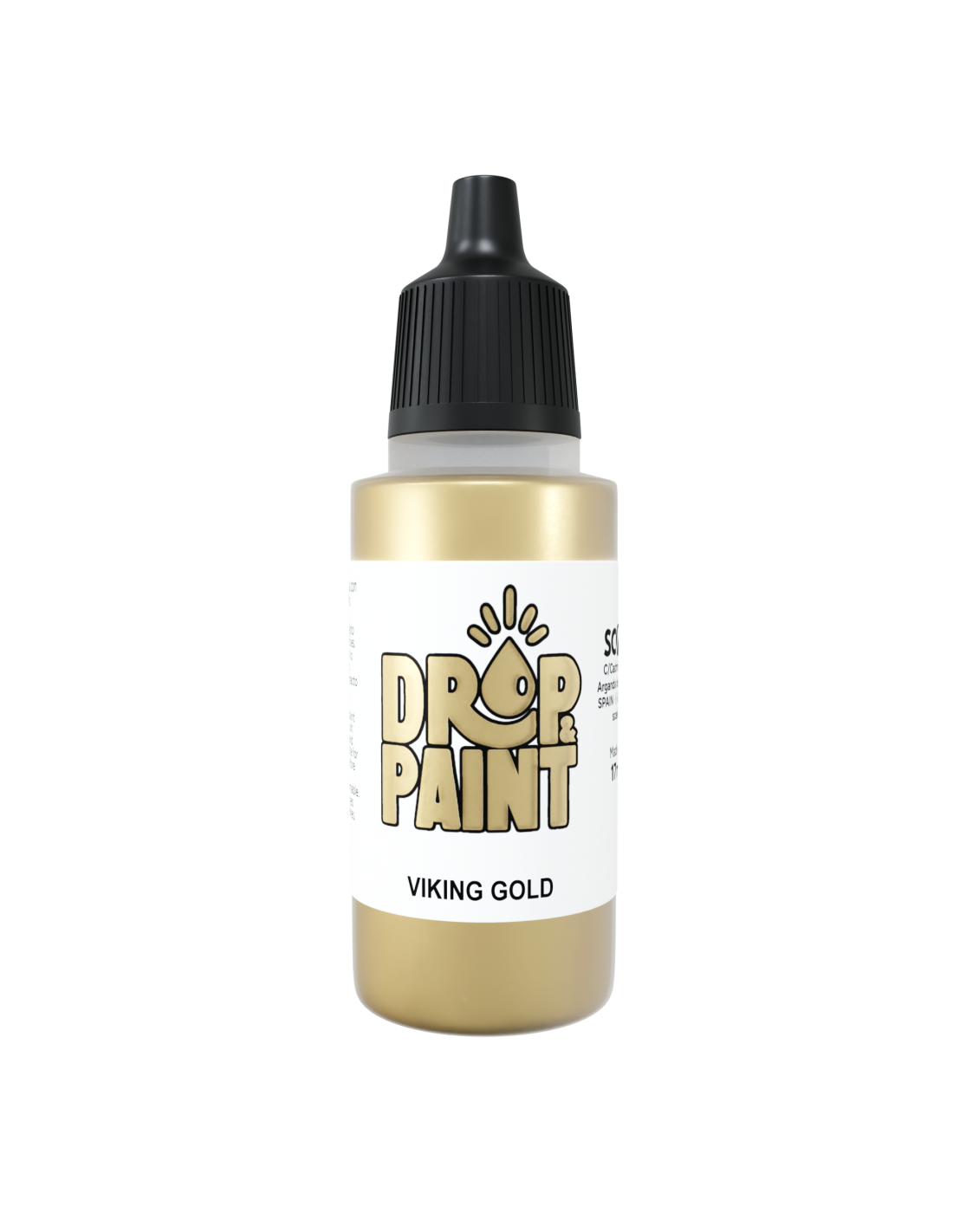 Scale 75 Drop and Paints Acrylic Paint 17ml - Viking Gold - Good Games