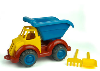 Viking Toys - Super Mighty Tipper Truck with Free Spade and Rake