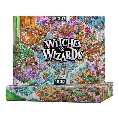 Vizzles Witches and Wizards - 1000 piece Jigsaw - Good Games