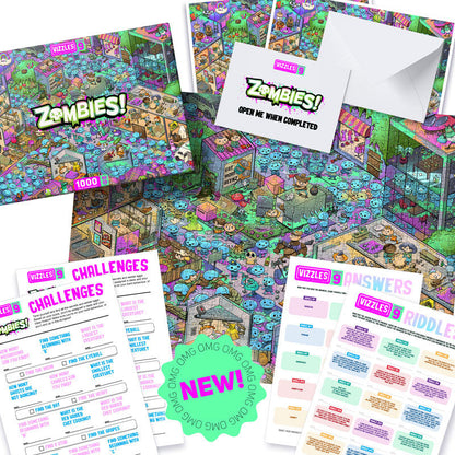 Vizzles Zombies! - 1000 piece Jigsaw - Good Games
