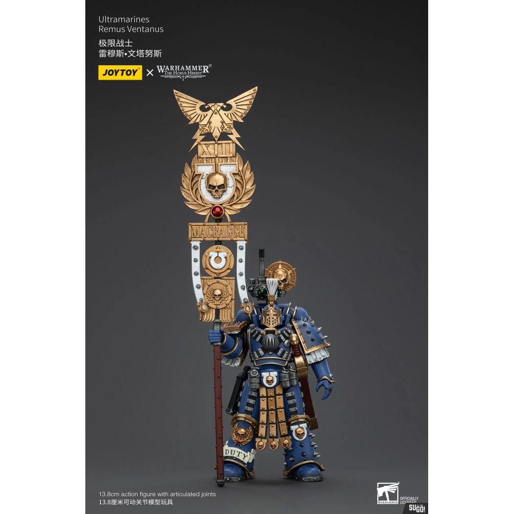 Warhammer Collectibles: 1/18 Scale Ultramarines Remus Ventanus (Preorder) - Good Games